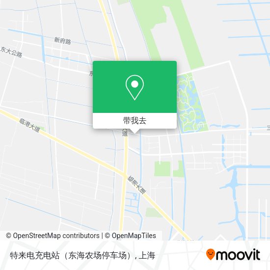 特来电充电站（东海农场停车场）地图
