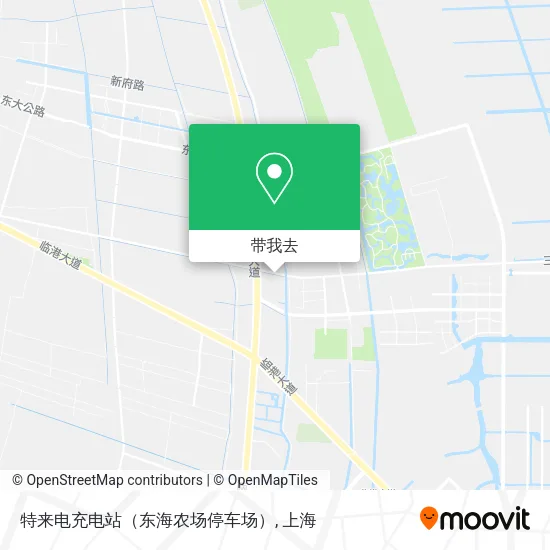 特来电充电站（东海农场停车场）地图