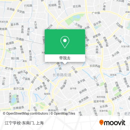 江宁学校-东南门地图