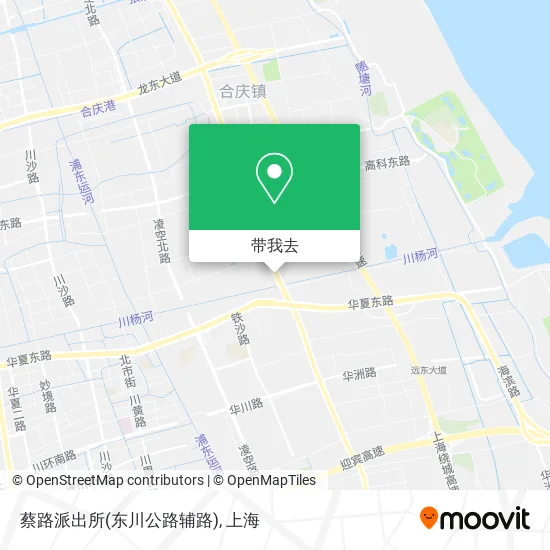 蔡路派出所(东川公路辅路)地图