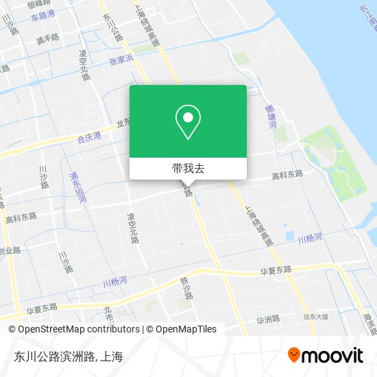 东川公路滨洲路地图