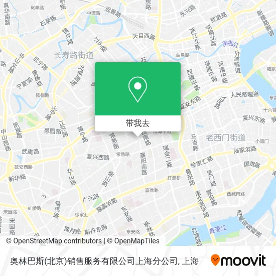 奥林巴斯(北京)销售服务有限公司上海分公司地图