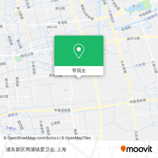 浦东新区周浦镇爱卫会地图