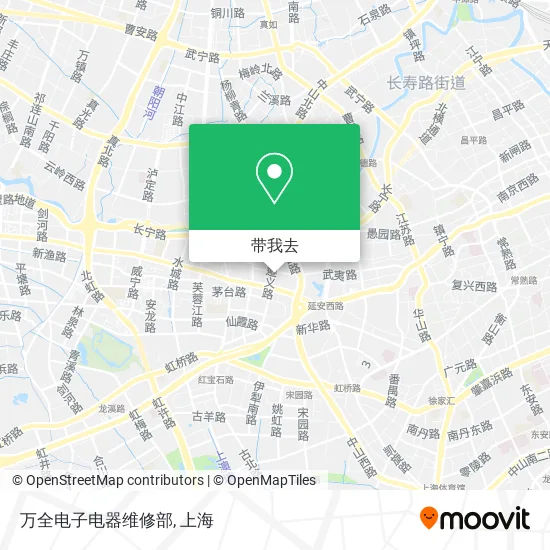 万全电子电器维修部地图