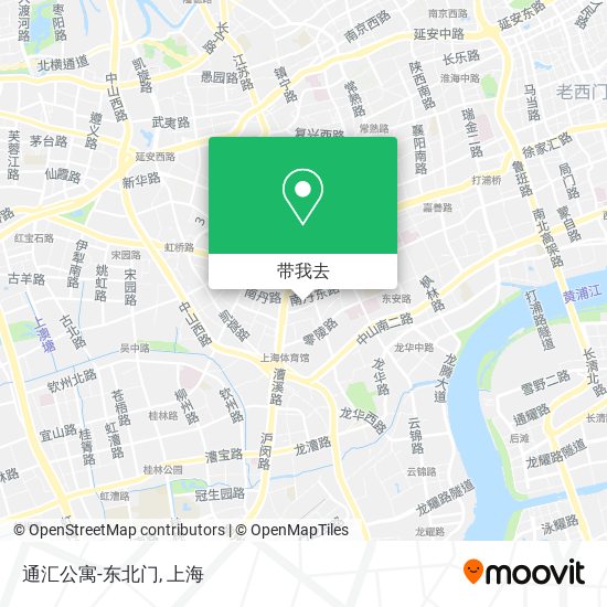 通汇公寓-东北门地图