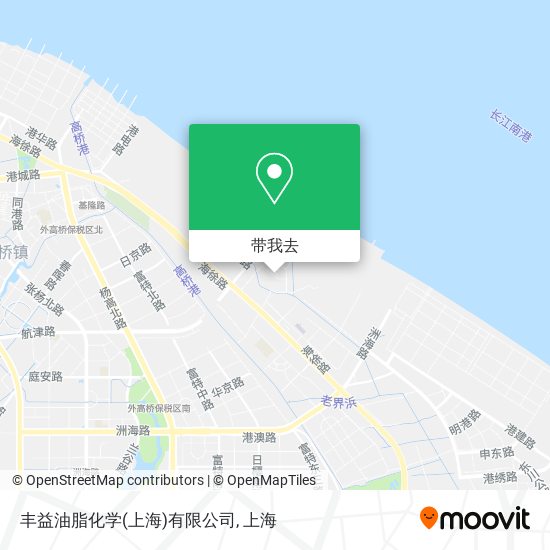 丰益油脂化学(上海)有限公司地图