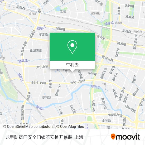 龙甲防盗门安全门锁芯安换开修装地图