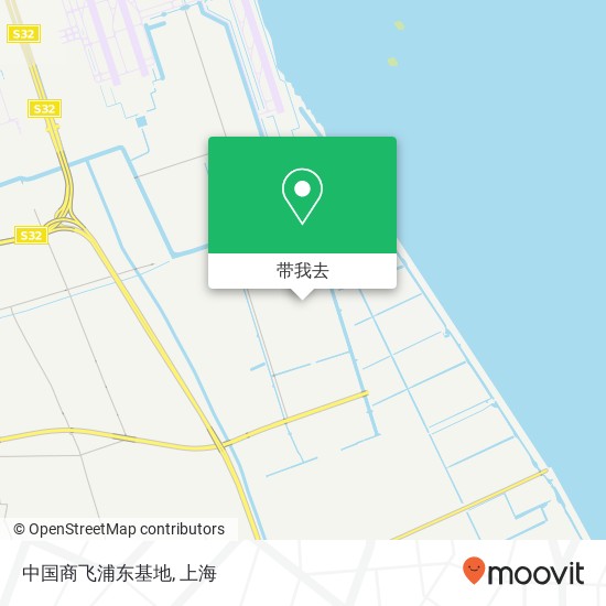 中国商飞浦东基地地图