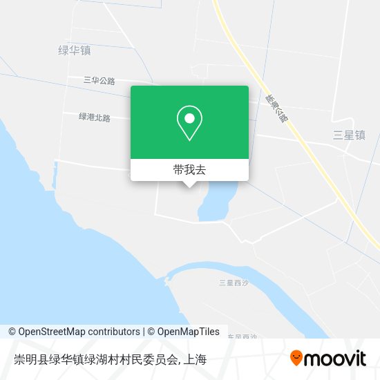 崇明县绿华镇绿湖村村民委员会地图