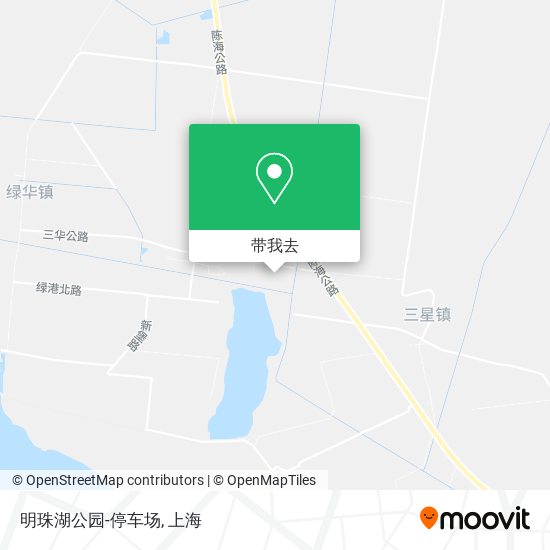明珠湖公园-停车场地图
