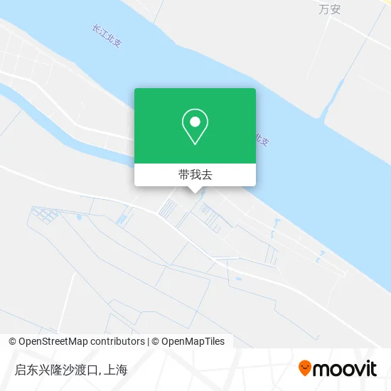 启东兴隆沙渡口地图