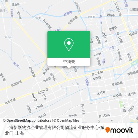 上海新跃物流企业管理有限公司物流企业服务中心-东北门地图