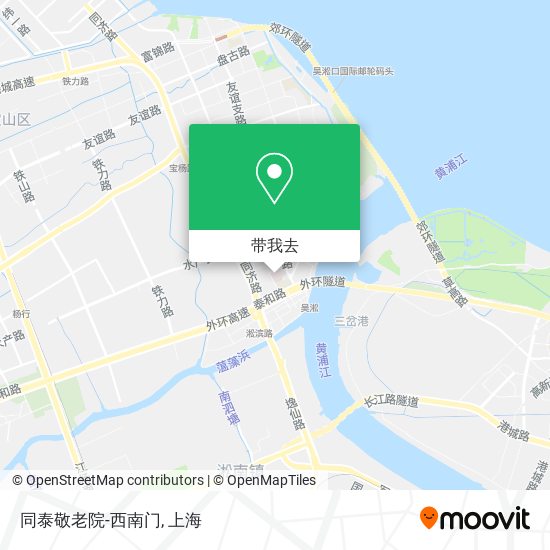 同泰敬老院-西南门地图