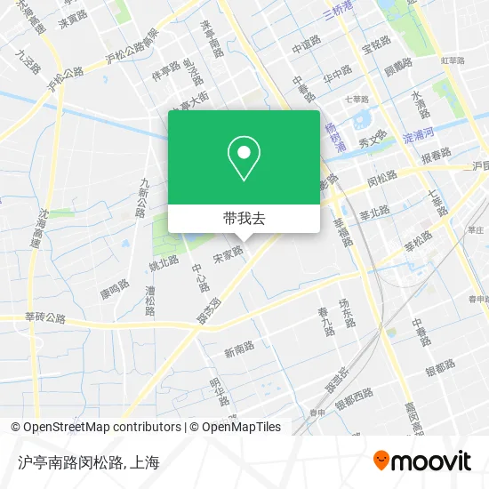 沪亭南路闵松路地图