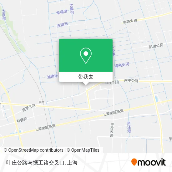 叶庄公路与振工路交叉口地图