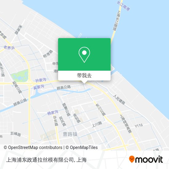 上海浦东政通拉丝模有限公司地图