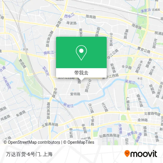 万达百货-6号门地图