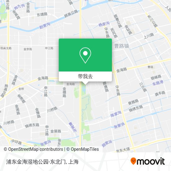 浦东金海湿地公园-东北门地图