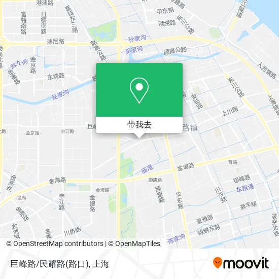 巨峰路/民耀路(路口)地图