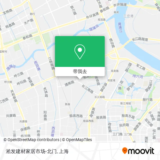 淞发建材家居市场-北门地图