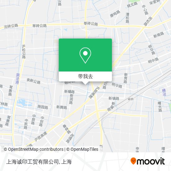 上海诚印工贸有限公司地图