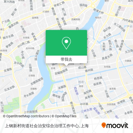 上钢新村街道社会治安综合治理工作中心地图