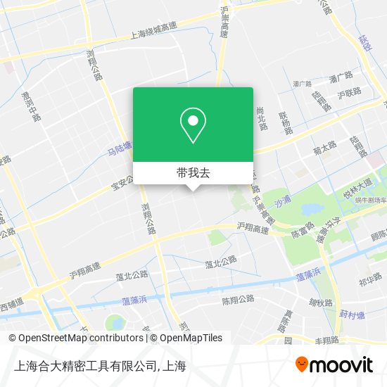上海合大精密工具有限公司地图