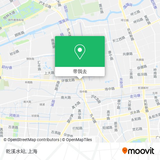 乾溪水站地图