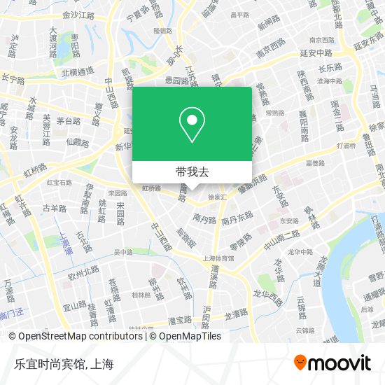 乐宜时尚宾馆地图