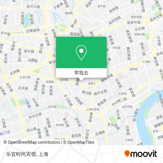 乐宜时尚宾馆地图