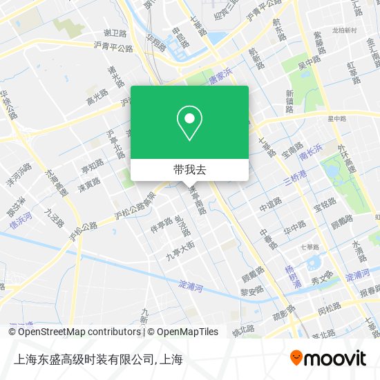 上海东盛高级时装有限公司地图