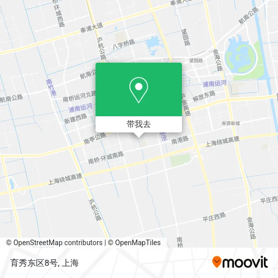 育秀东区8号地图