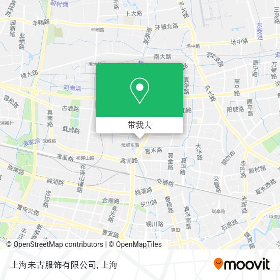 上海未古服饰有限公司地图