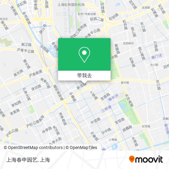 上海春申园艺地图