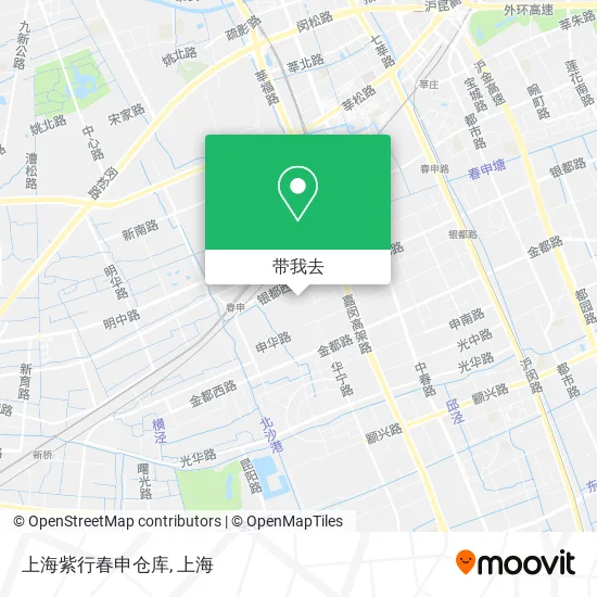 上海紫行春申仓库地图