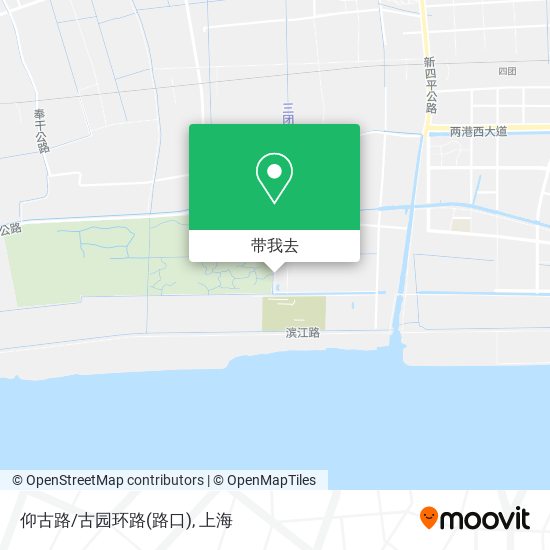 仰古路/古园环路(路口)地图