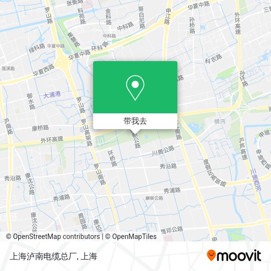 上海泸南电缆总厂地图