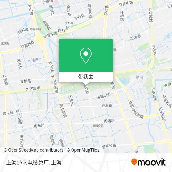 上海泸南电缆总厂地图