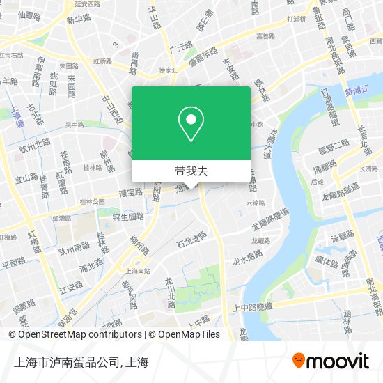 上海市泸南蛋品公司地图
