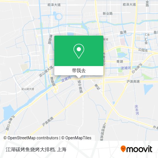 江湖碳烤鱼烧烤大排档地图