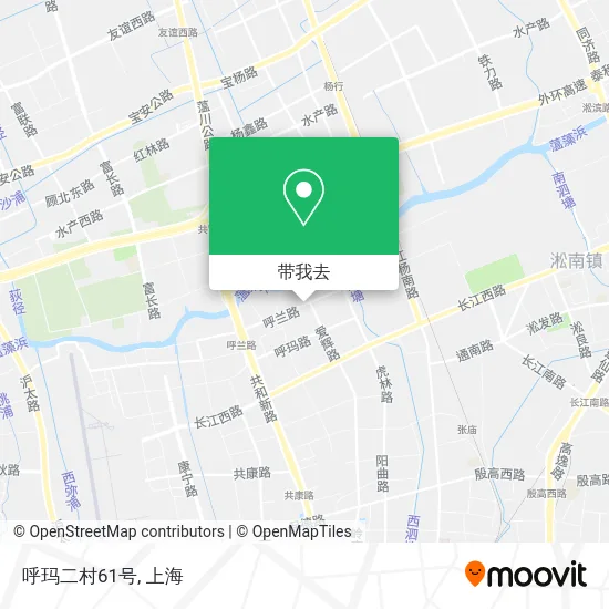 呼玛二村61号地图