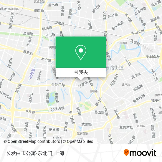 长发白玉公寓-东北门地图