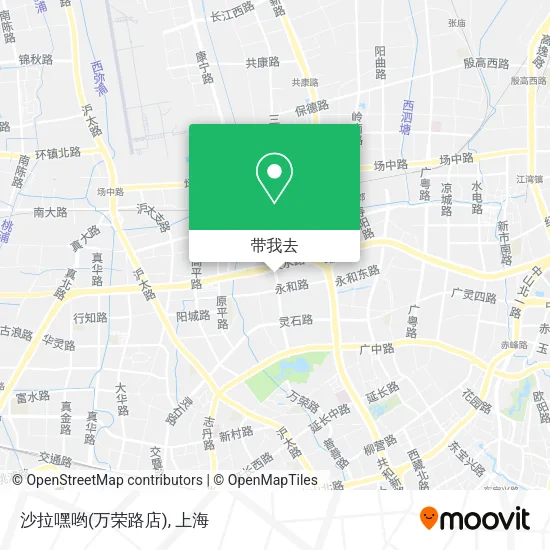 沙拉嘿哟(万荣路店)地图