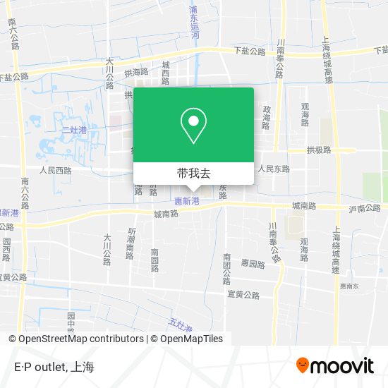 E·P outlet地图