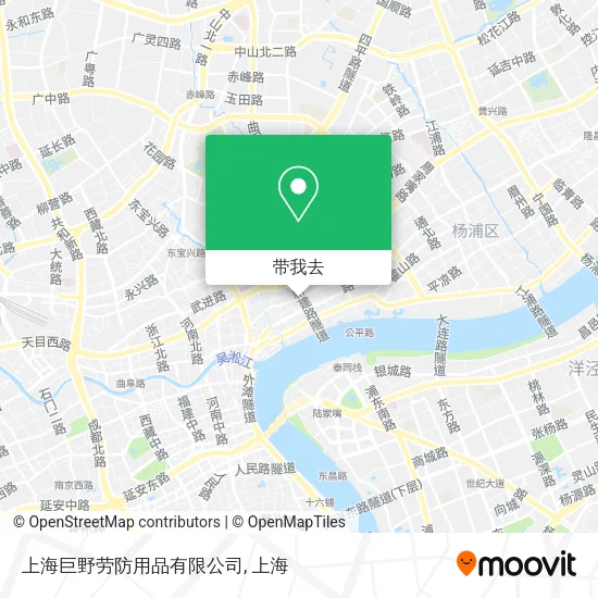 上海巨野劳防用品有限公司地图
