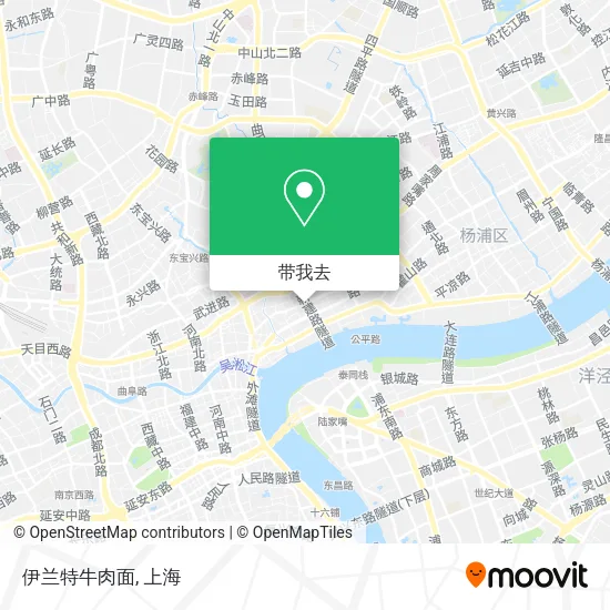 伊兰特牛肉面地图