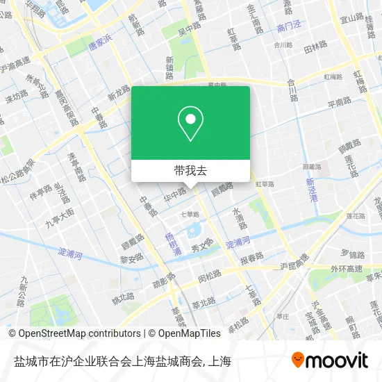 盐城市在沪企业联合会上海盐城商会地图