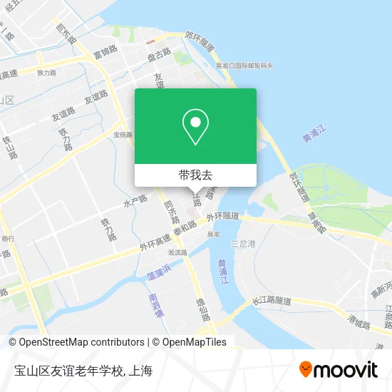 宝山区友谊老年学校地图