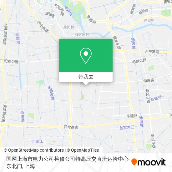 国网上海市电力公司检修公司特高压交直流运捡中心-东北门地图