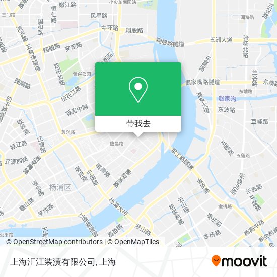 上海汇江装潢有限公司地图